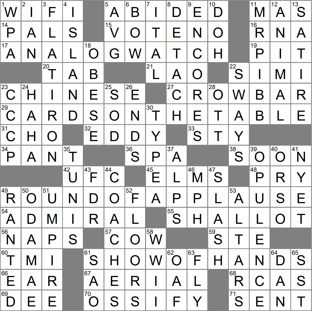 repeat performance crossword clue