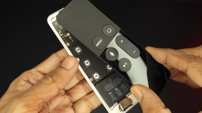 replacing battery in apple tv remote