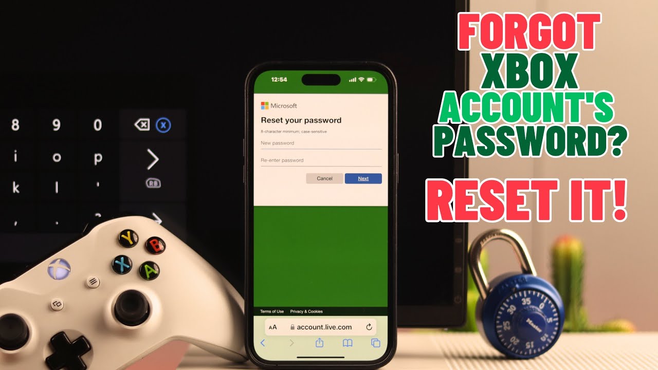 reset xbox microsoft password