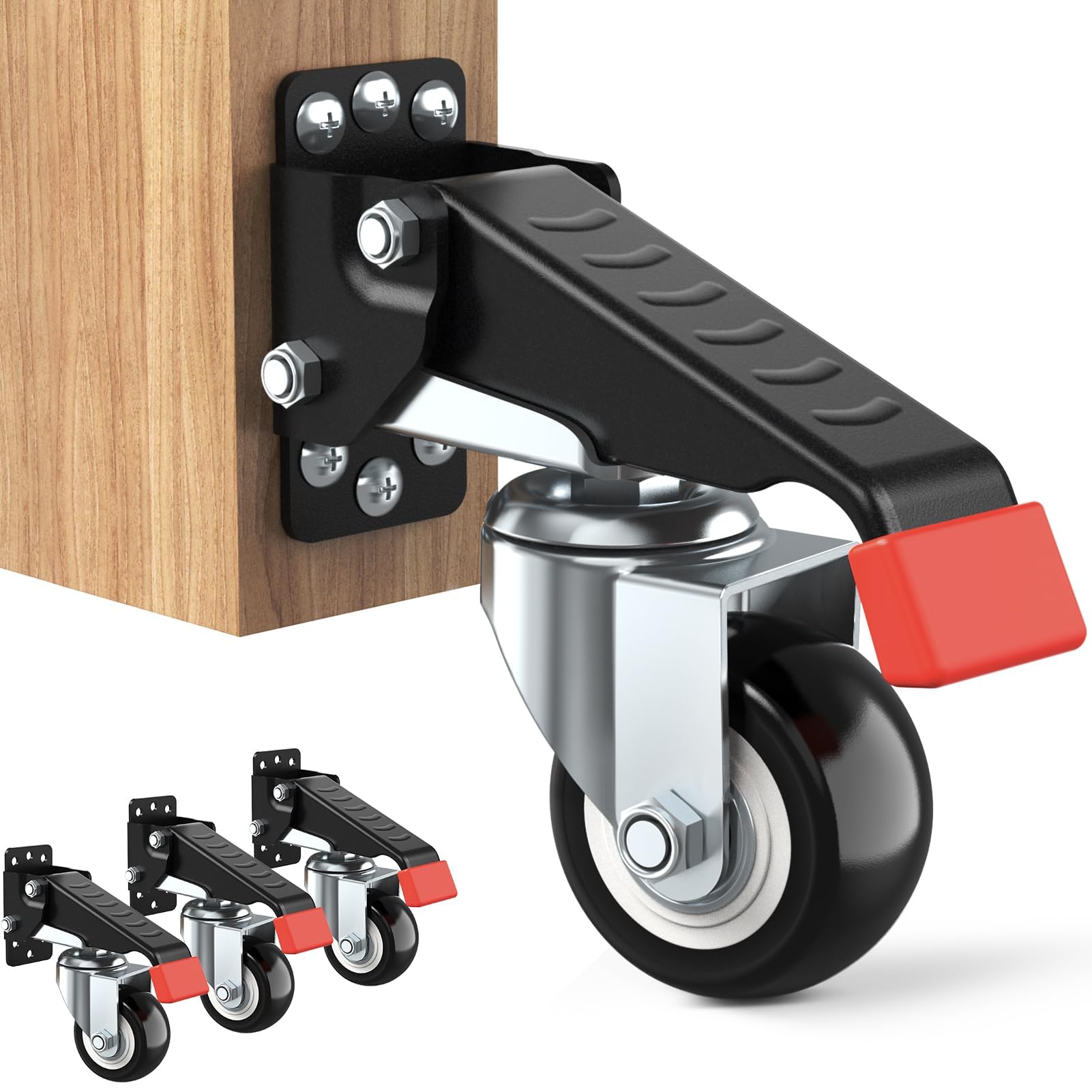 retractable casters for workbench