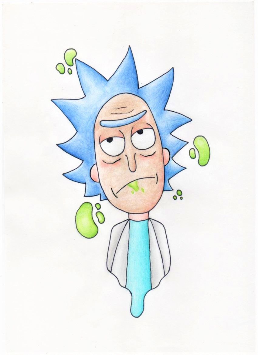 rick dibujos