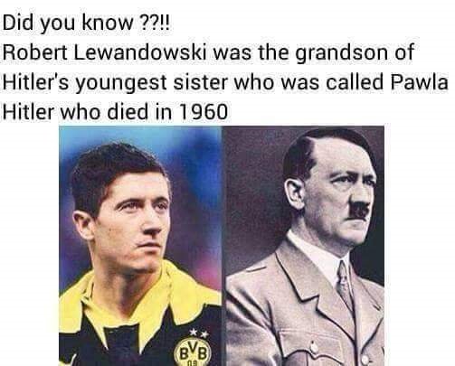 robert lewandowski hitler