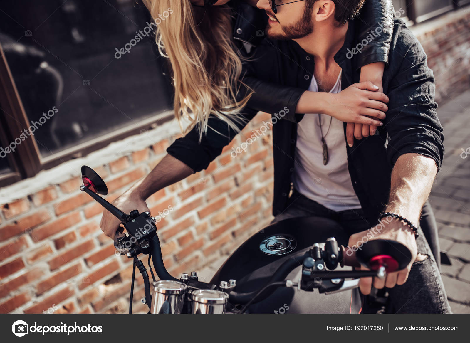 romantic couple on bike images