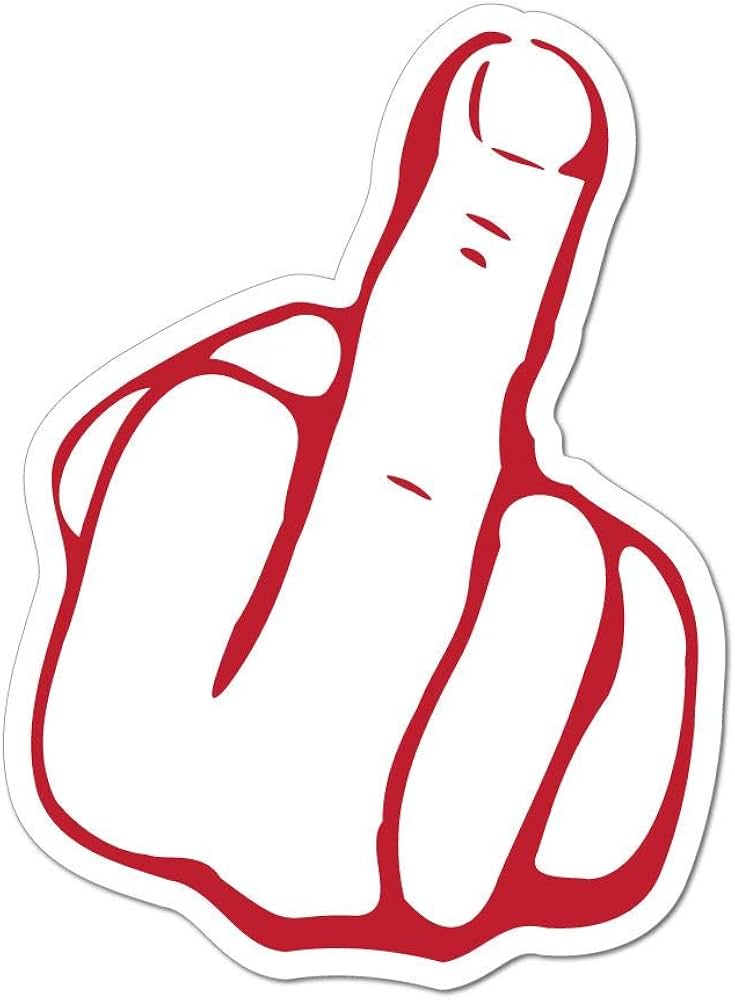 rude finger images