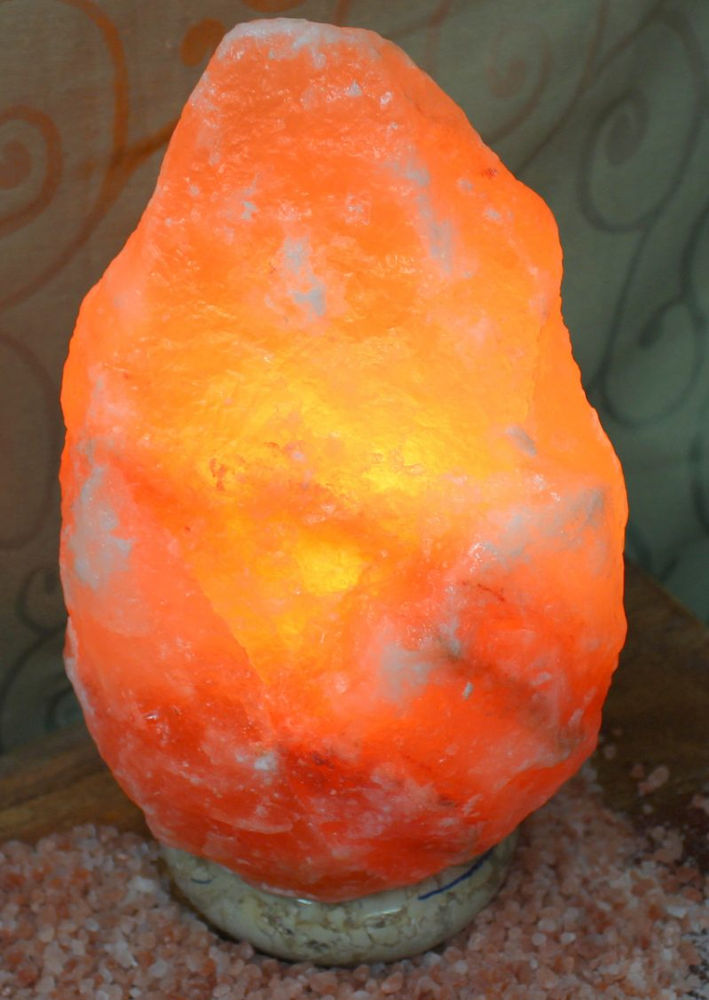 salt rock lamp leaking