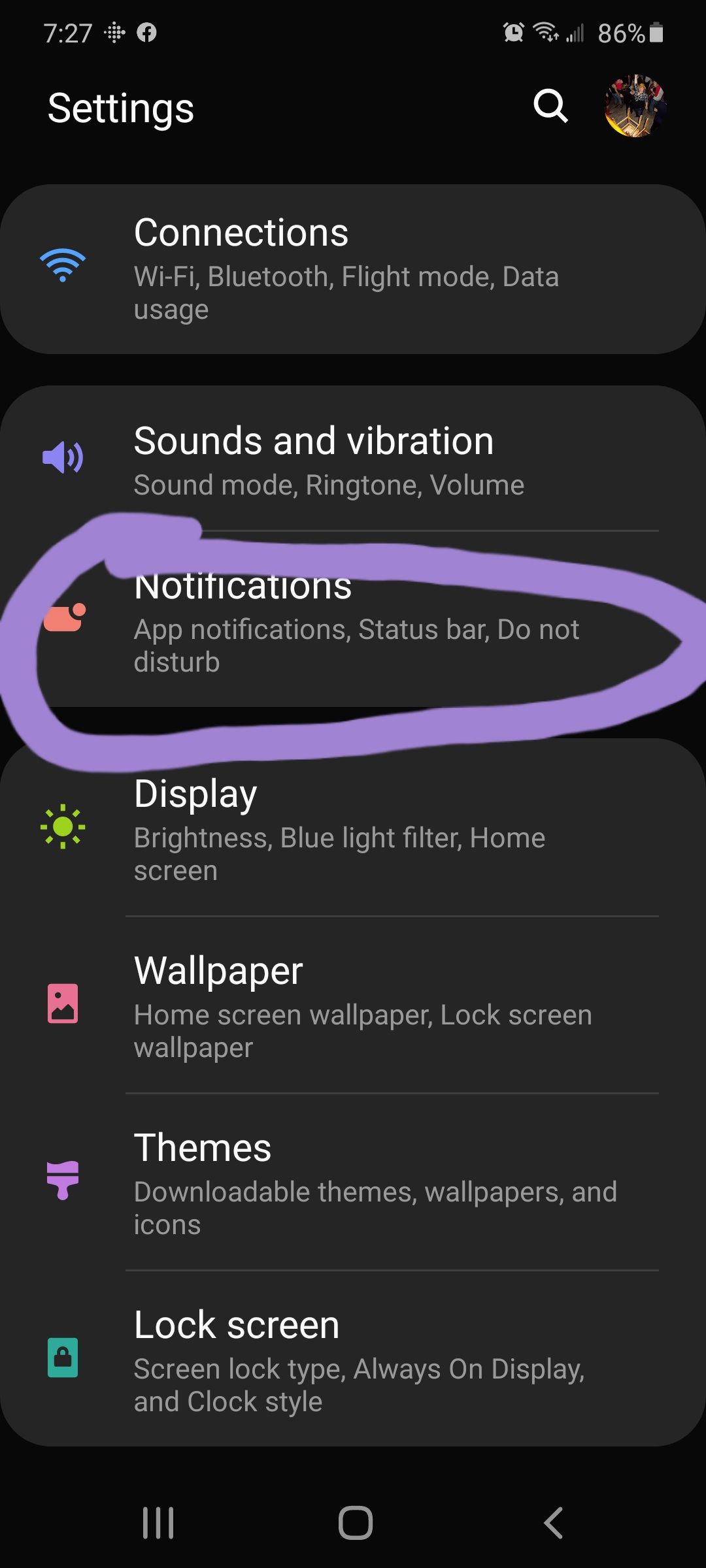 samsung notification sound