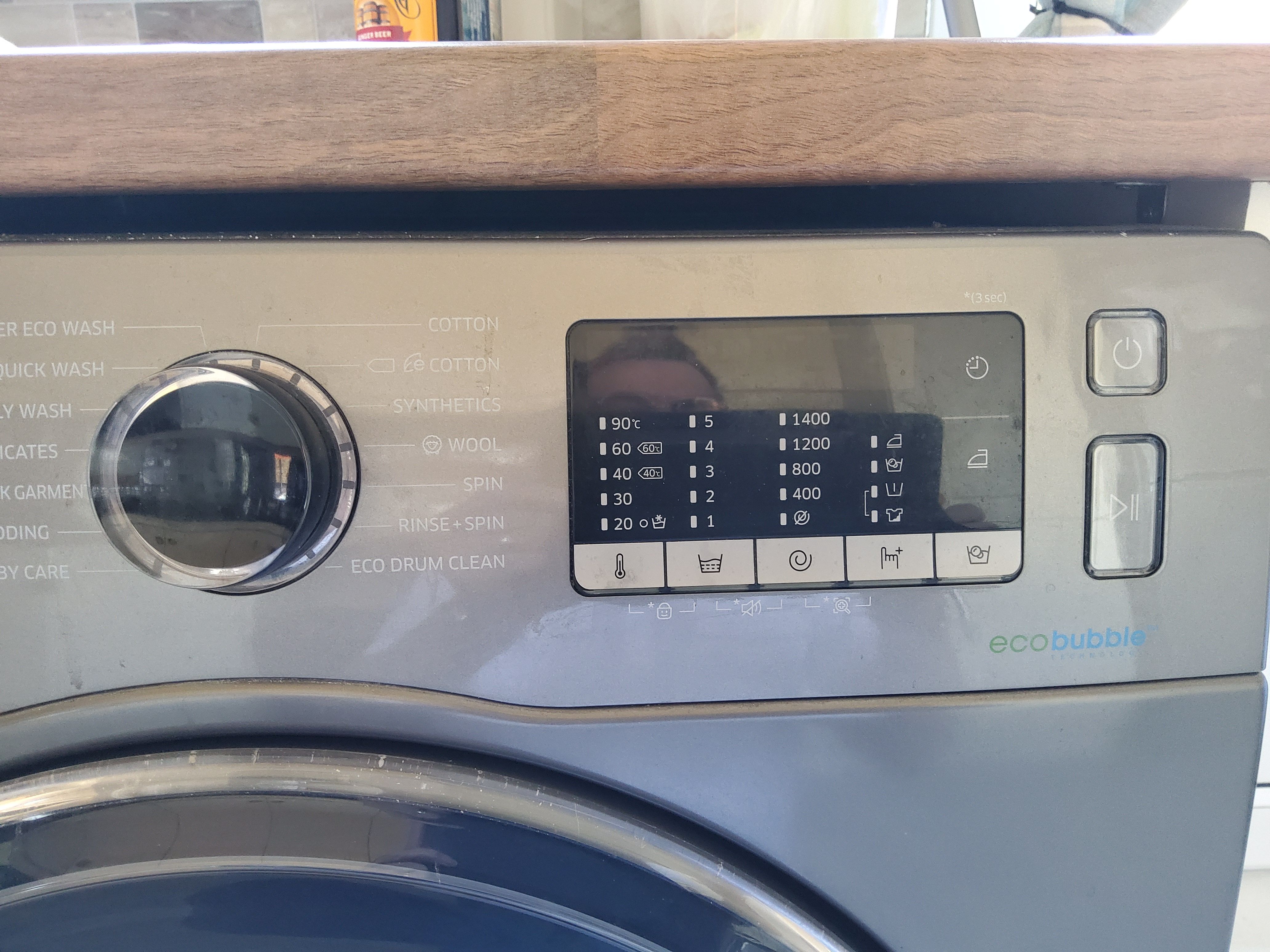 samsung washing machine stops after 1 minute