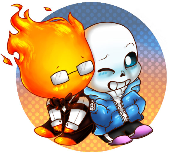 sans x grillby