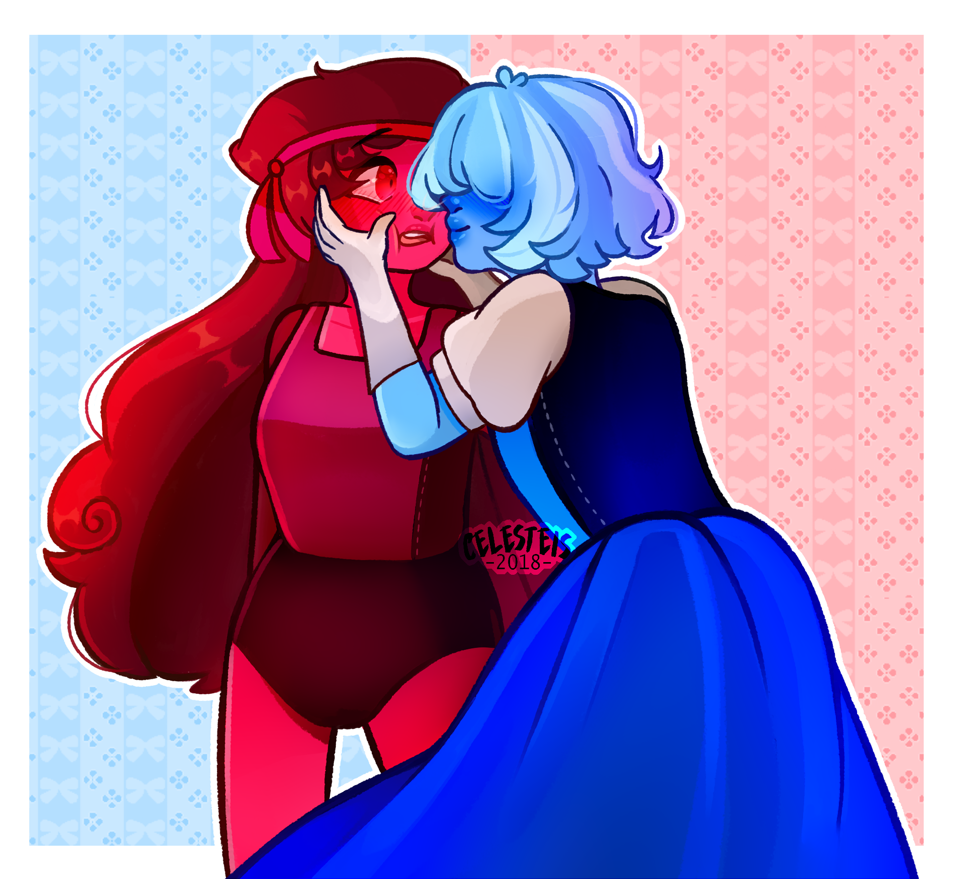 sapphire and ruby fan art