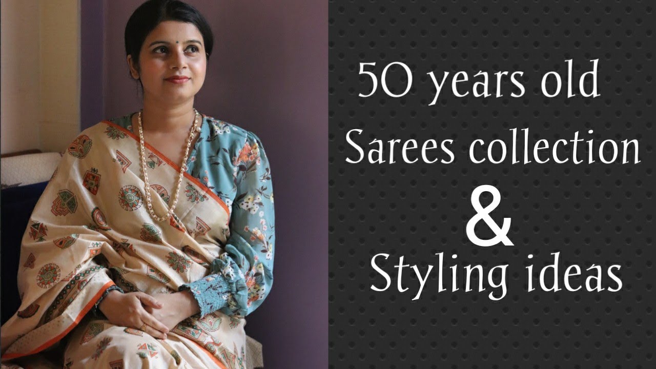 sarees for 50 years old ladies