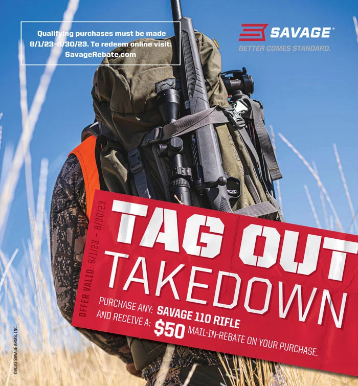 savage 110 rebate