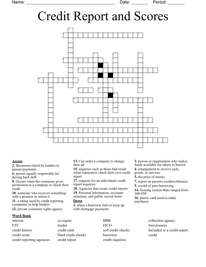 score crossword