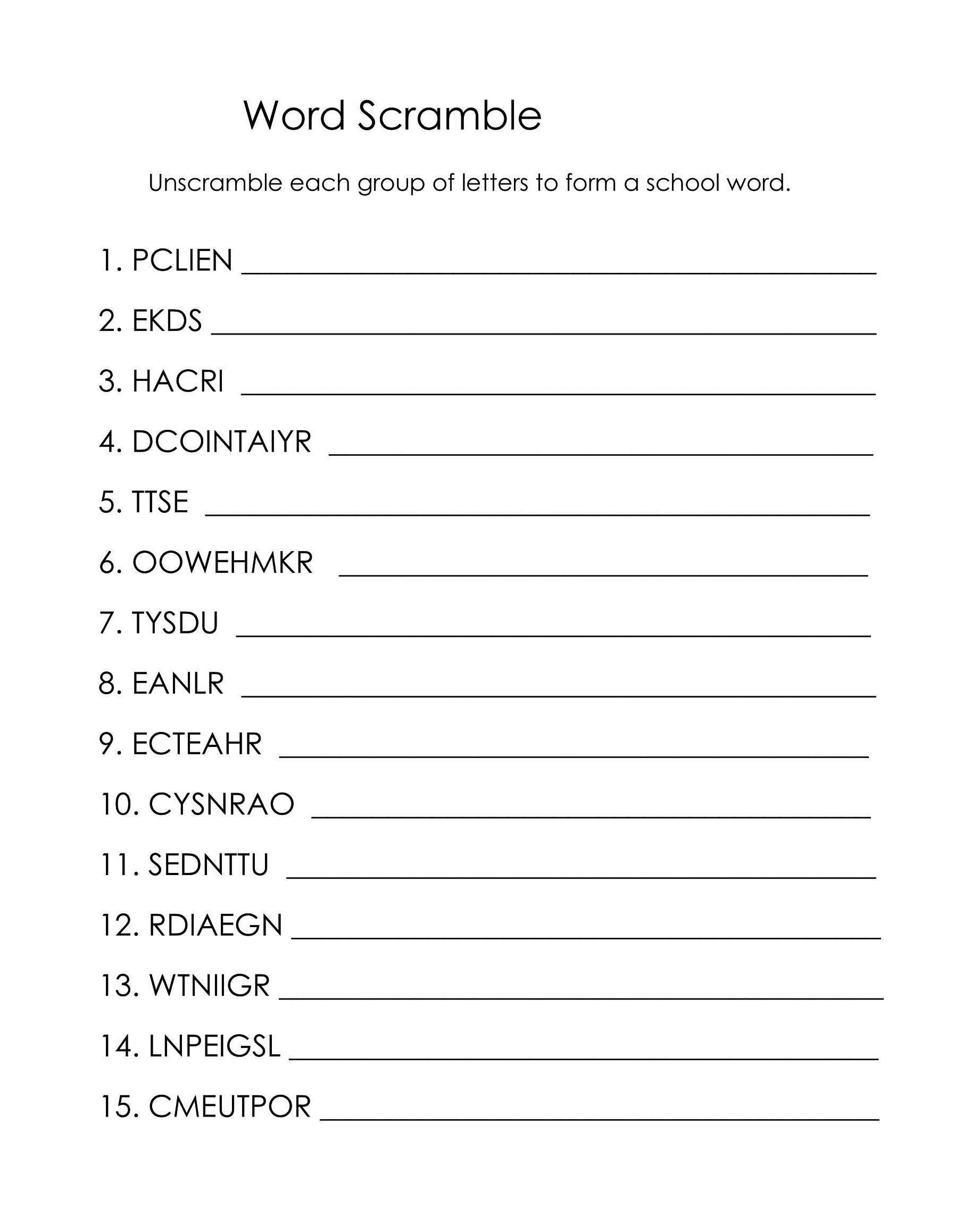 scrambler word unscrambler