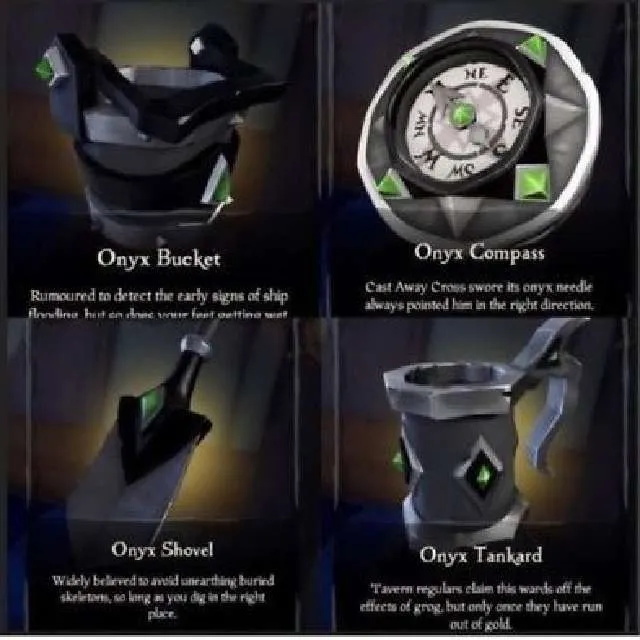 sea of thieves onyx set