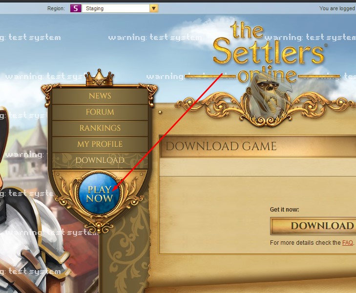 settlers online login