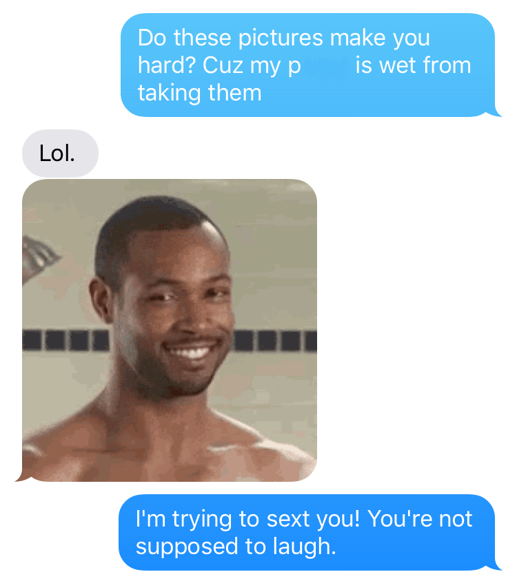 sexting about giving head