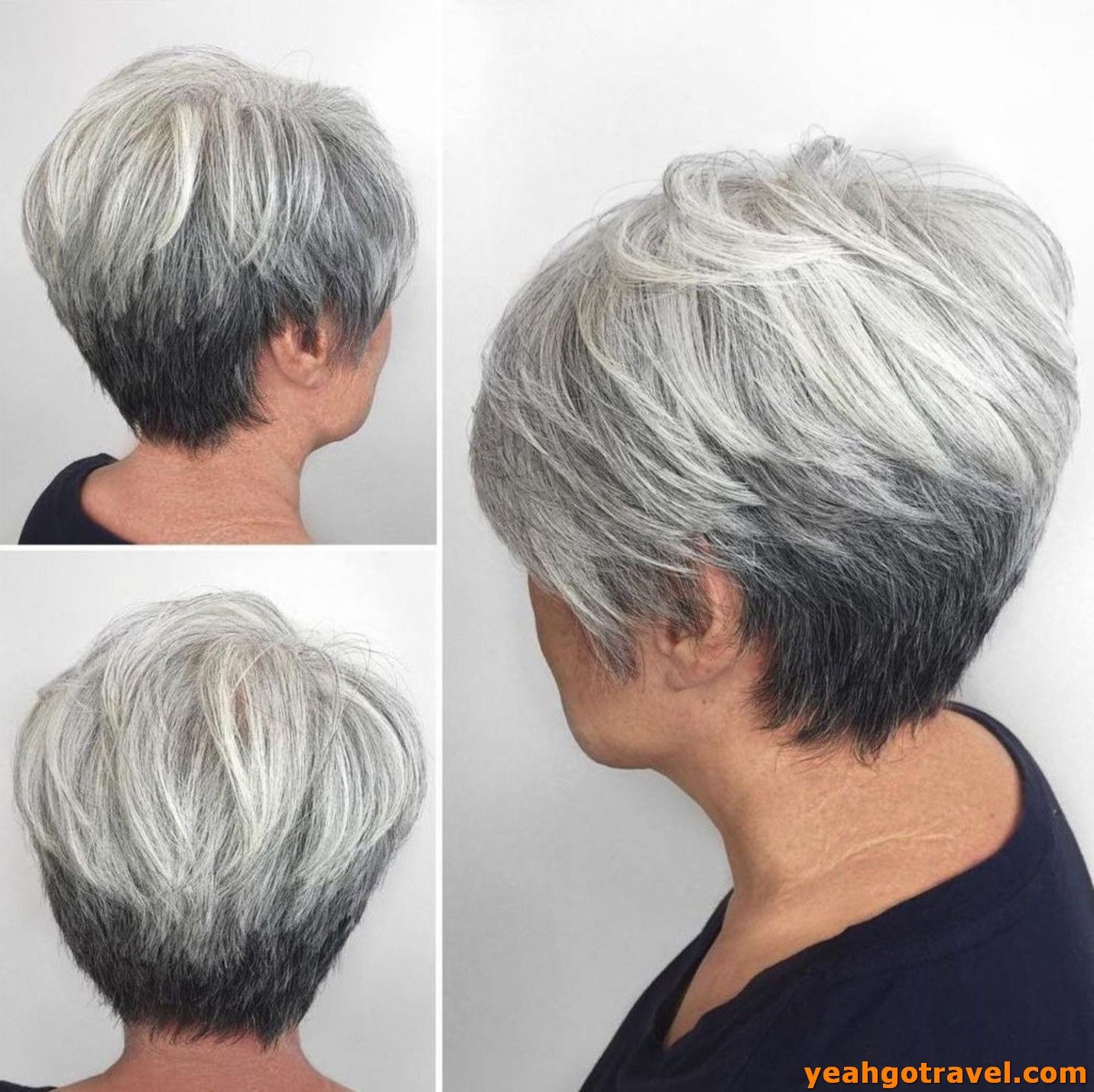 short grey hairstyles over 50