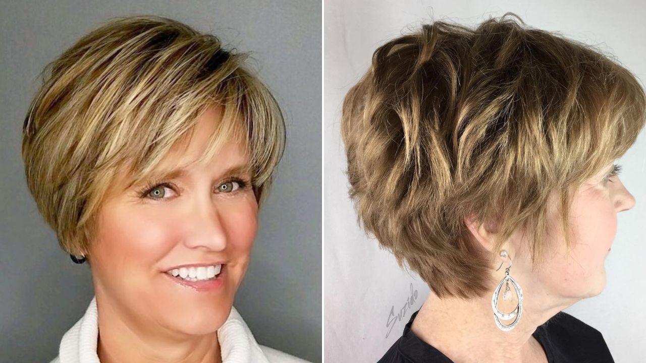 short haircuts for mature women