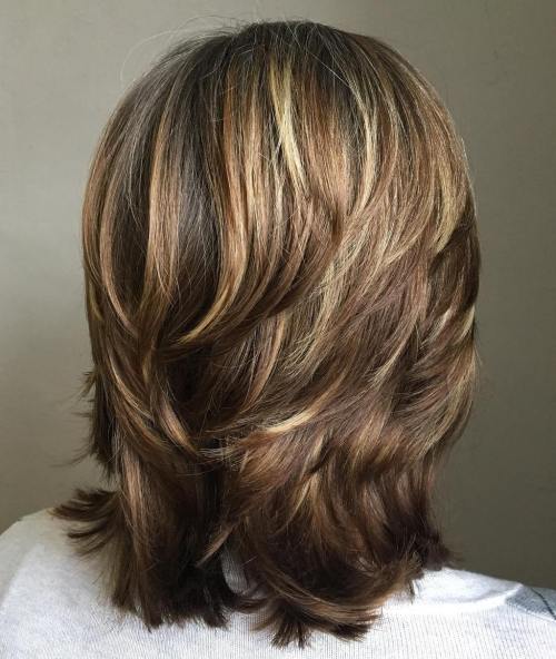 short medium layered haircuts