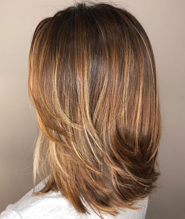 shoulder length layered haircuts for straight hair