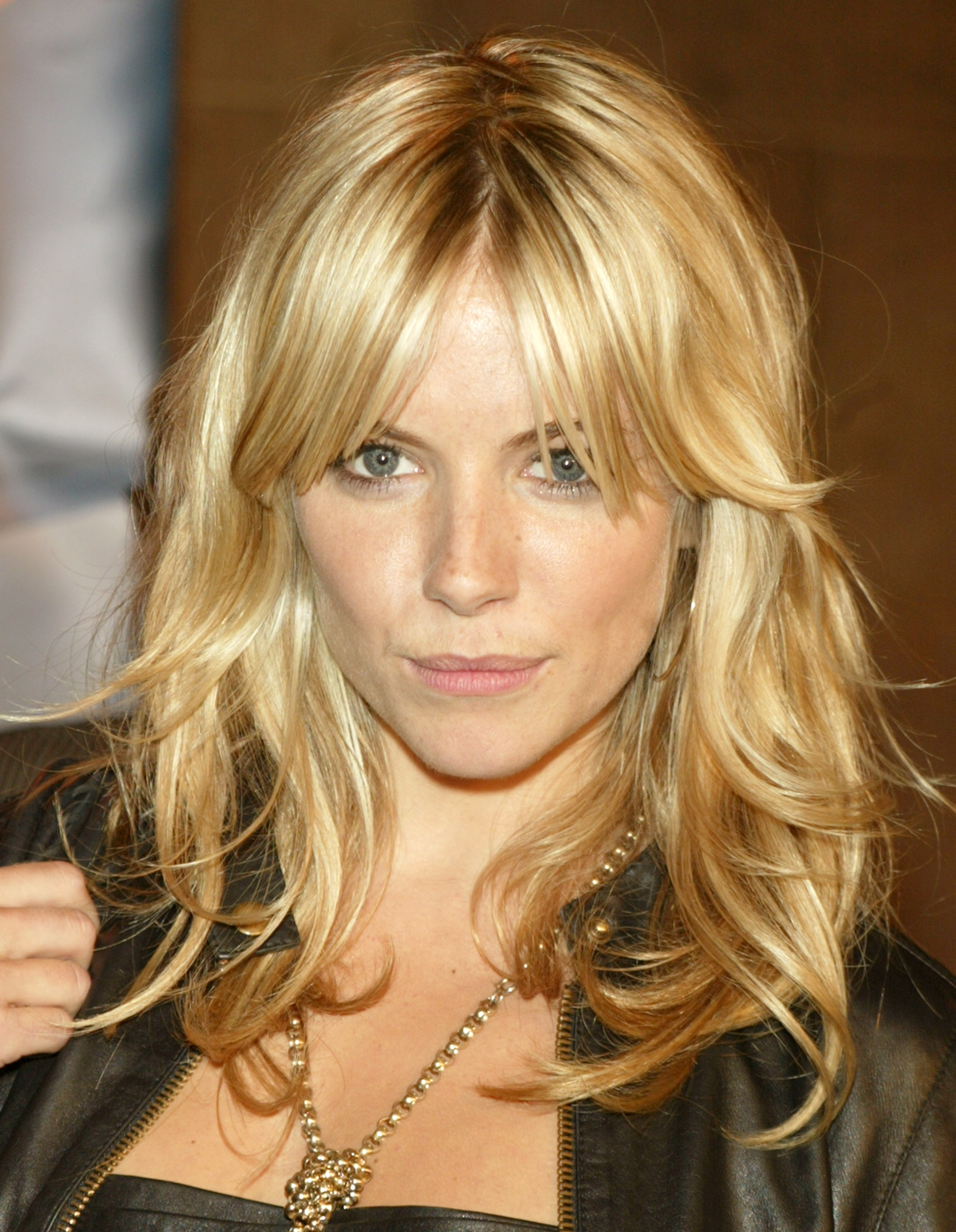 sienna miller with bangs