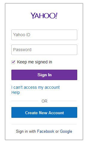 sign into yahoo.com