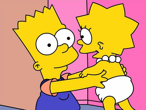 simpsons lisa and bart