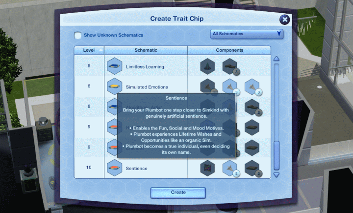 sims 3 trait chips