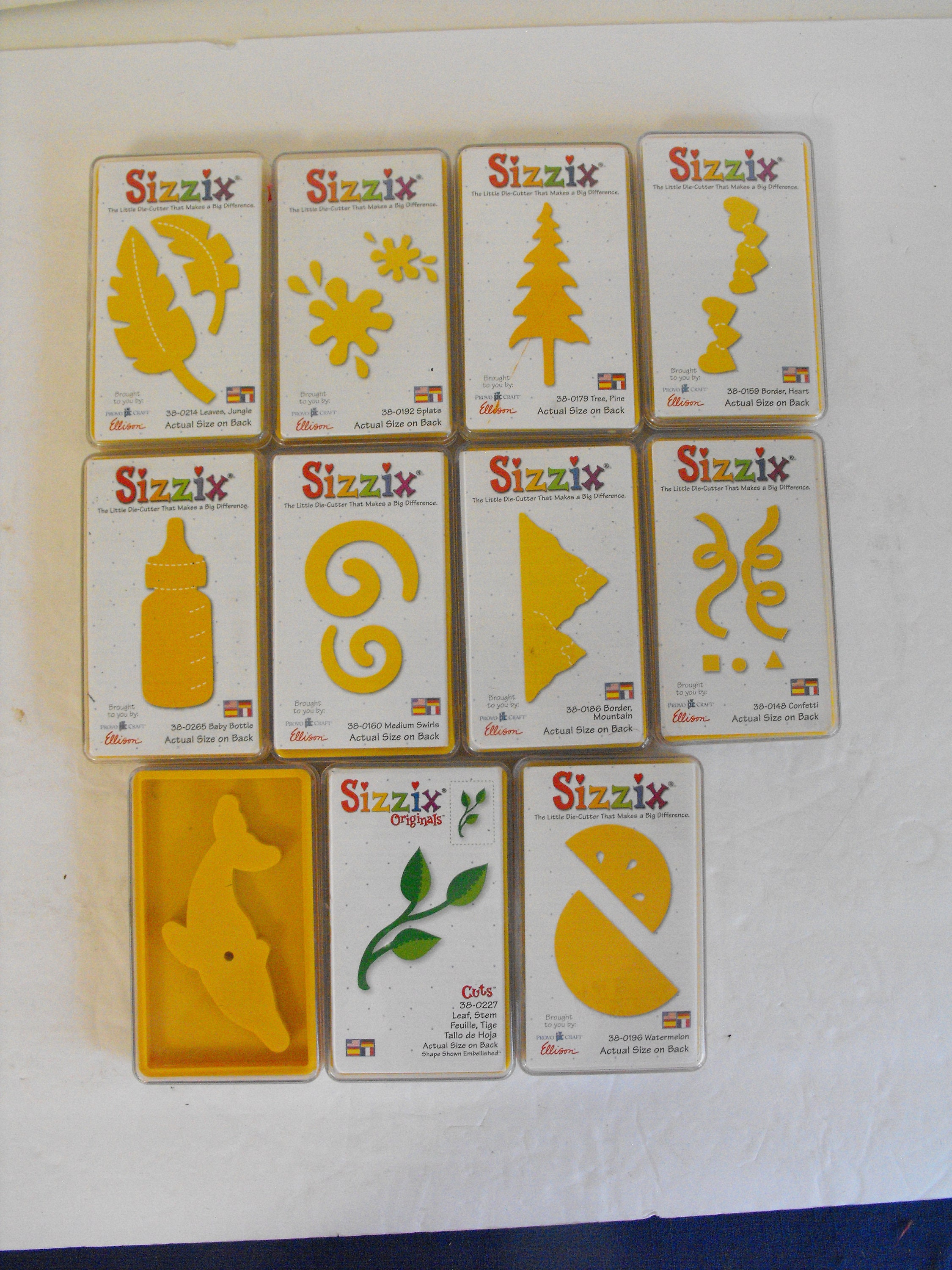 sizzix die cuts