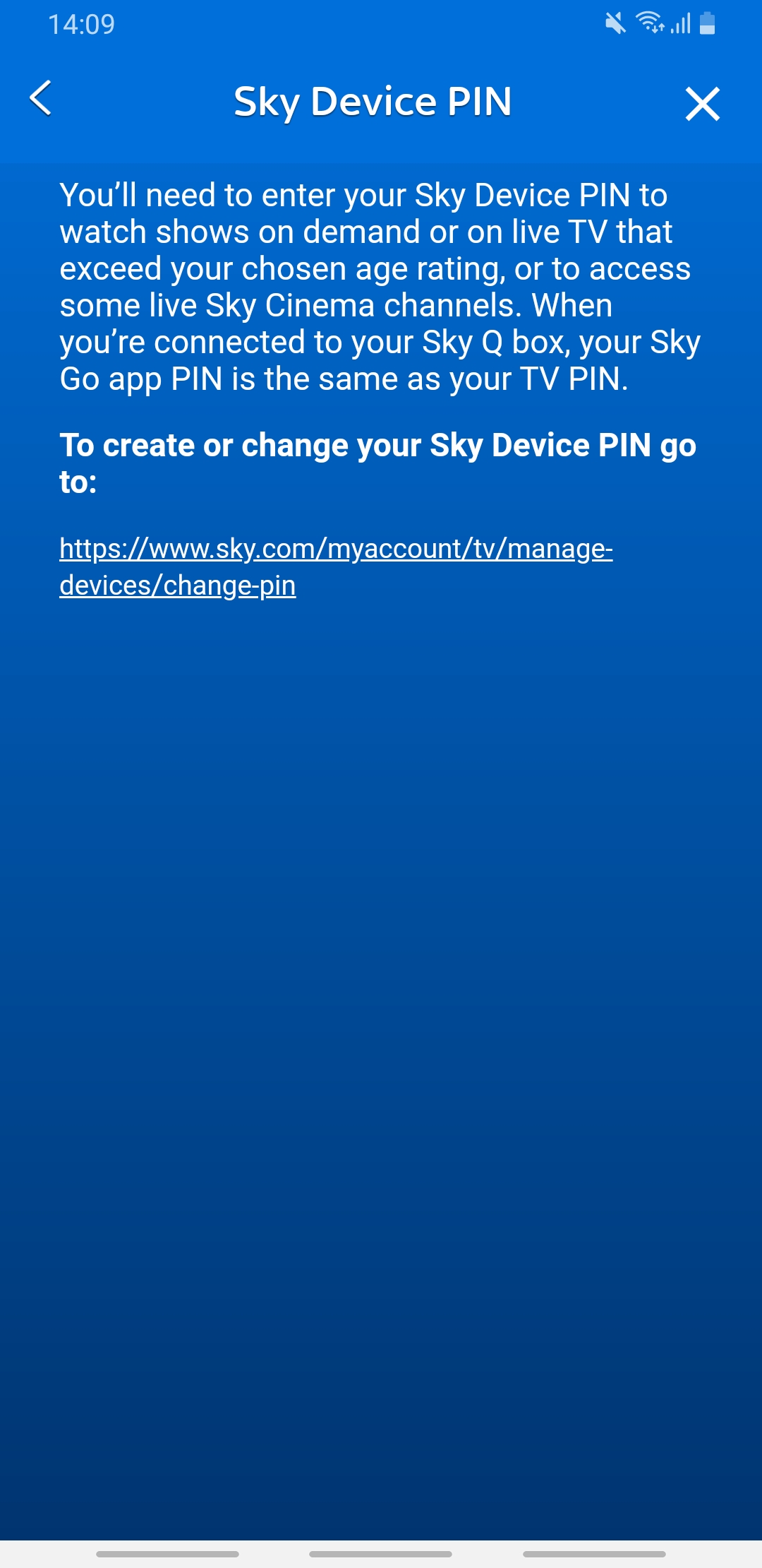 sky com device pin