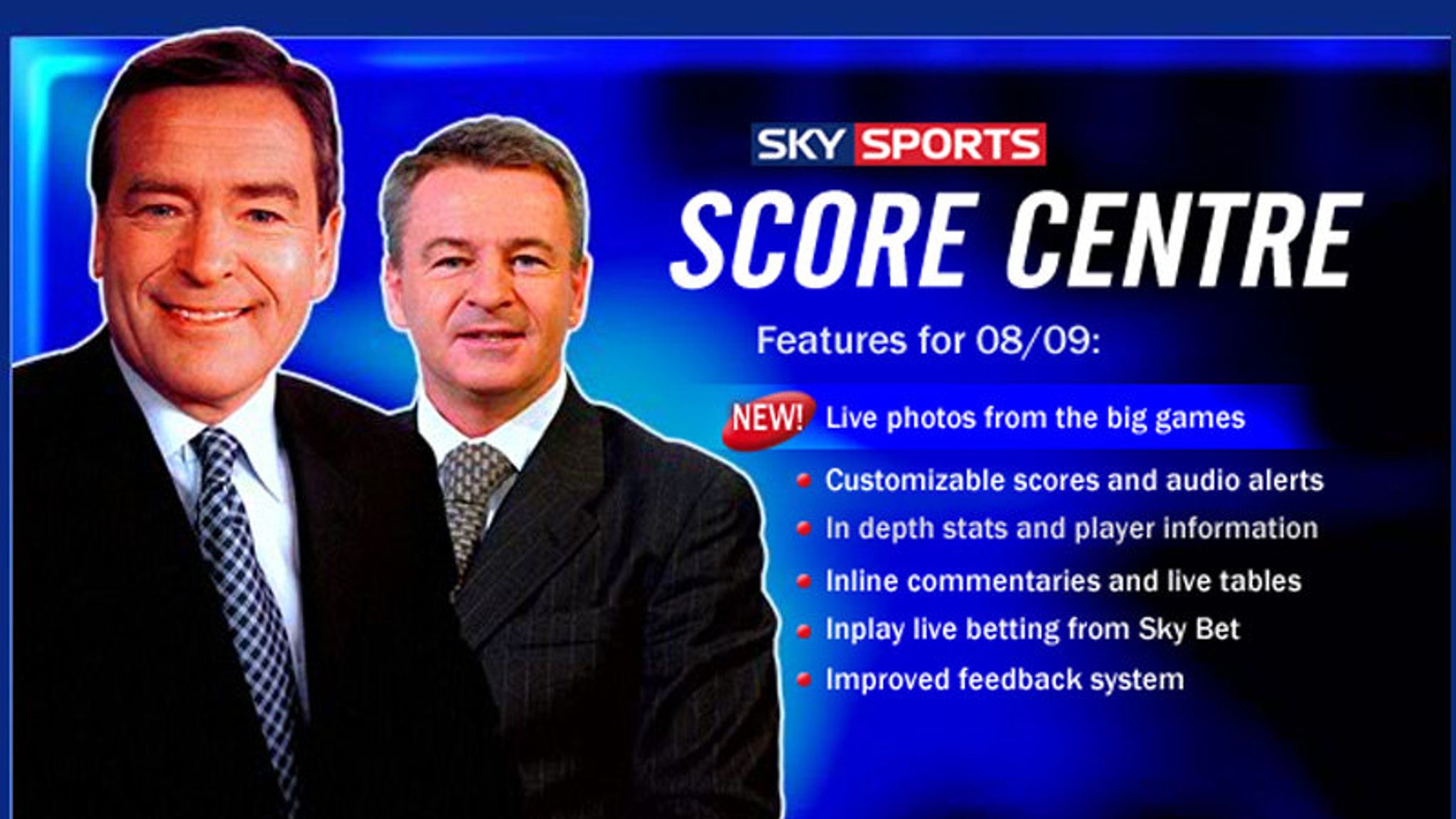 sky score centre