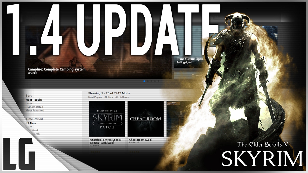 skyrim special edition patch 1.4 download