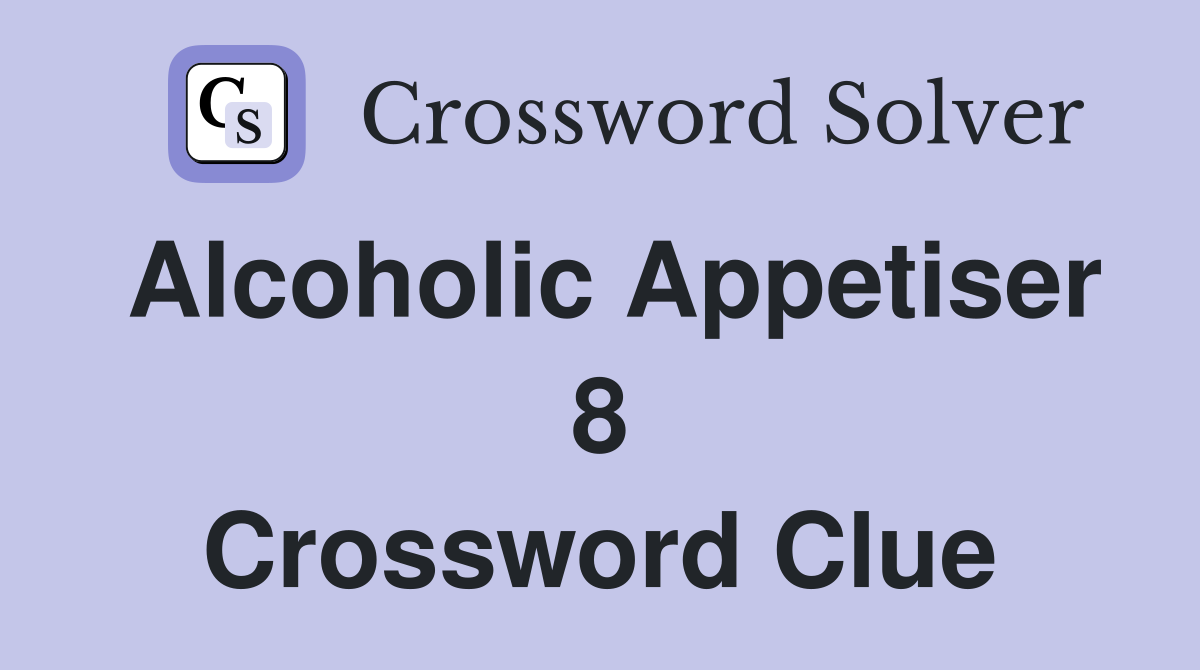 small appetiser crossword