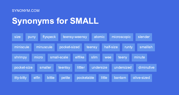 small but powerful synonym