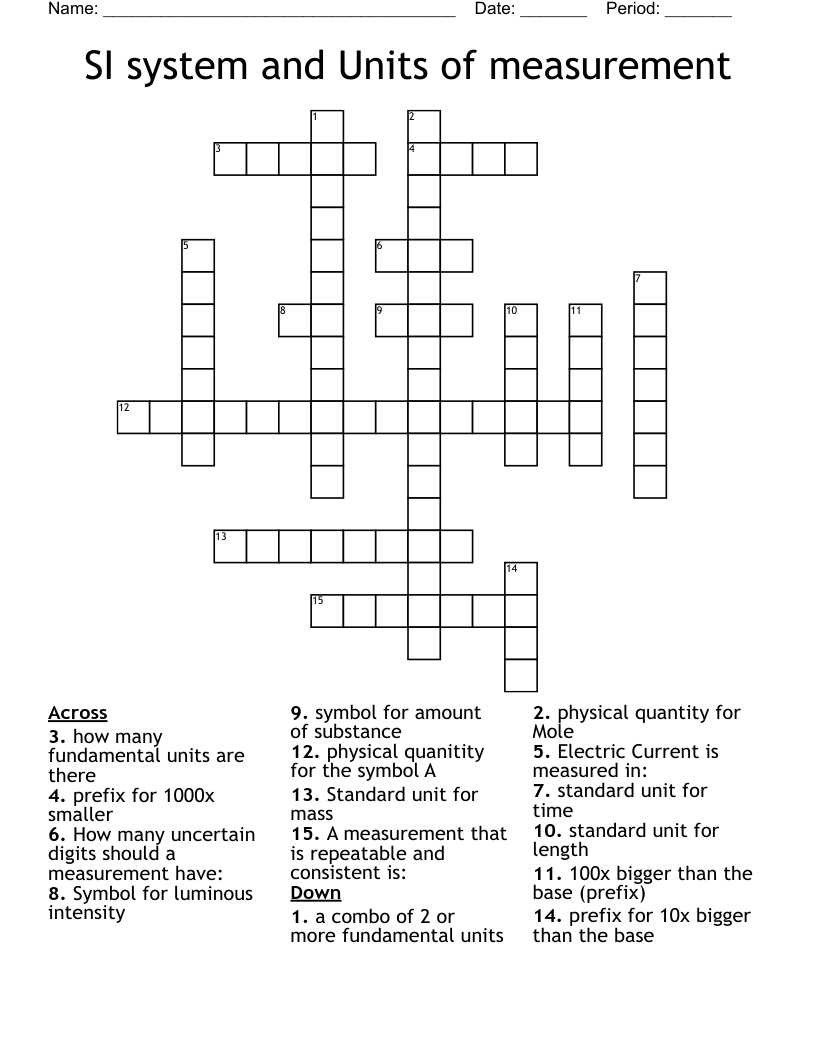 small in quantity crossword clue