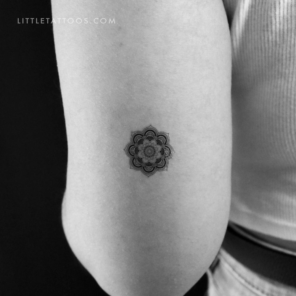 small mandala tattoo