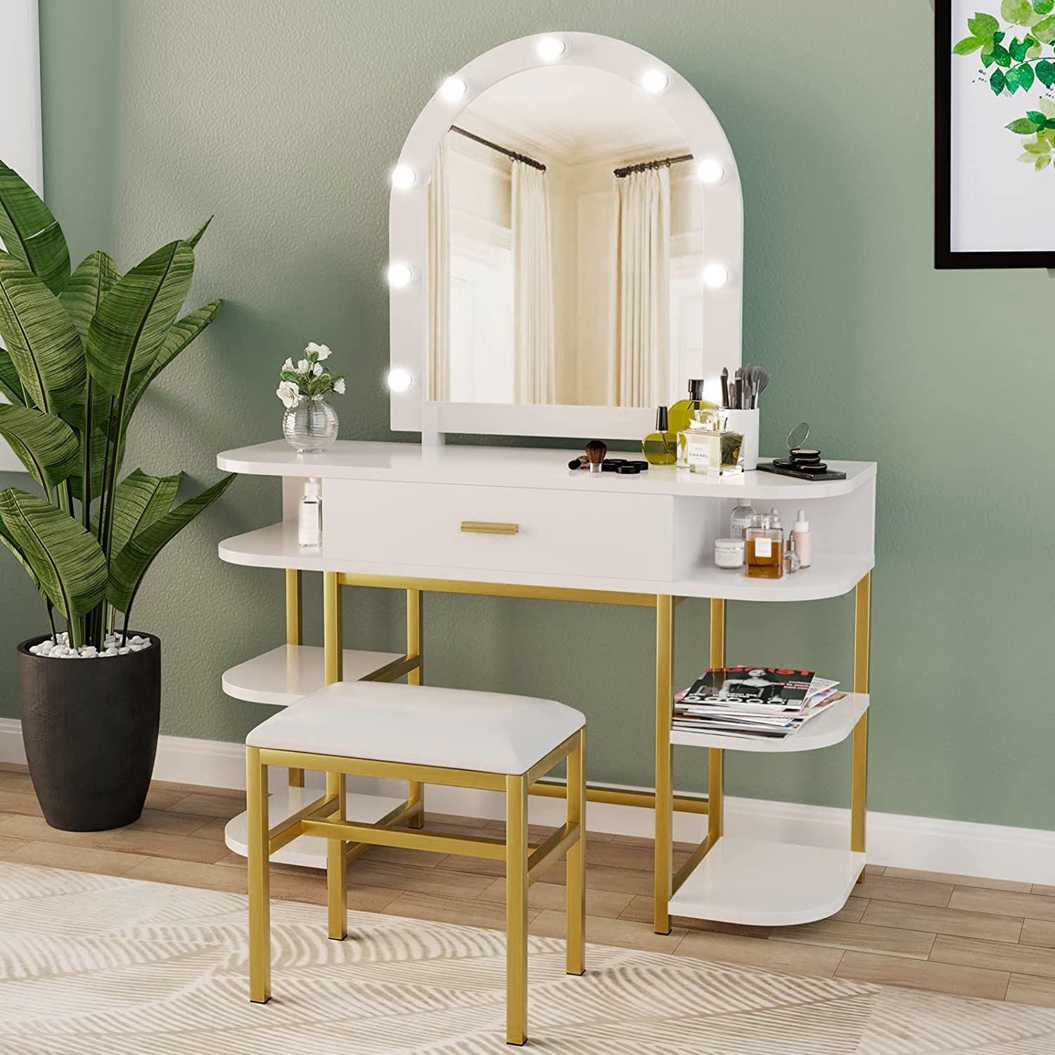 small vanity desk