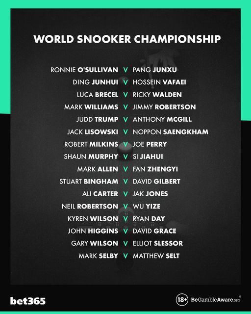 snooker world championship 2023 schedule