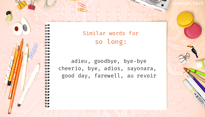 so long synonym