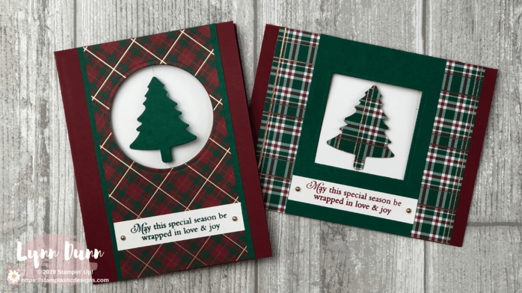 stampin up xmas cards