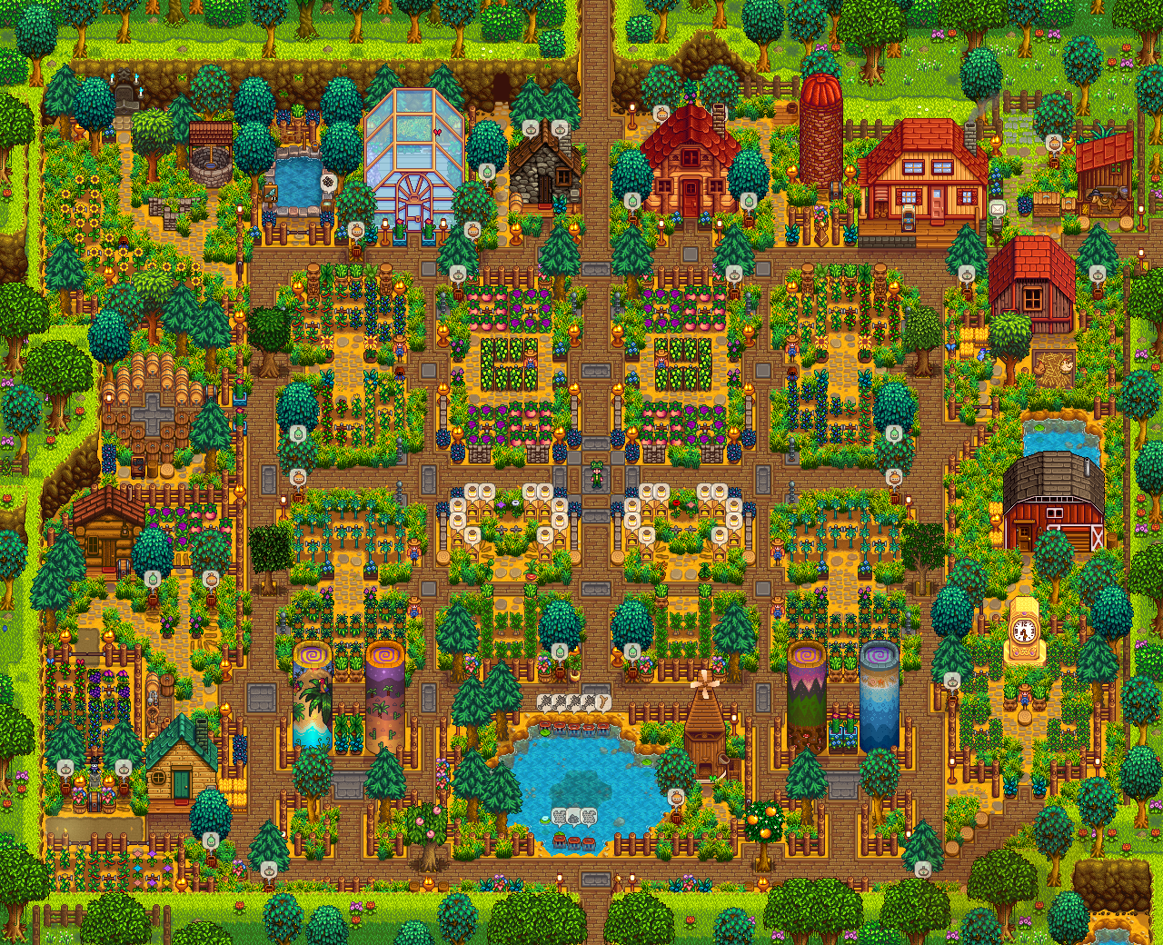 stardew valley farm layout