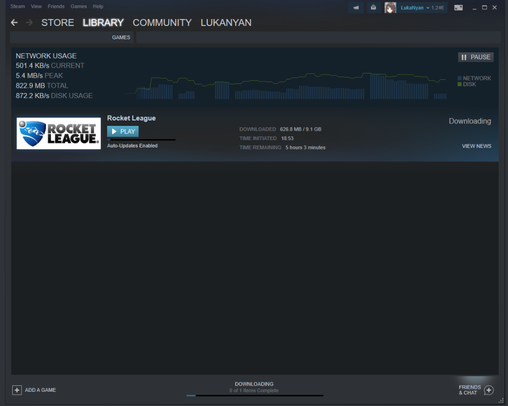 steam downloading slow