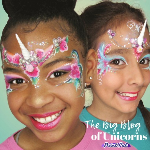 step by step unicorn face paint