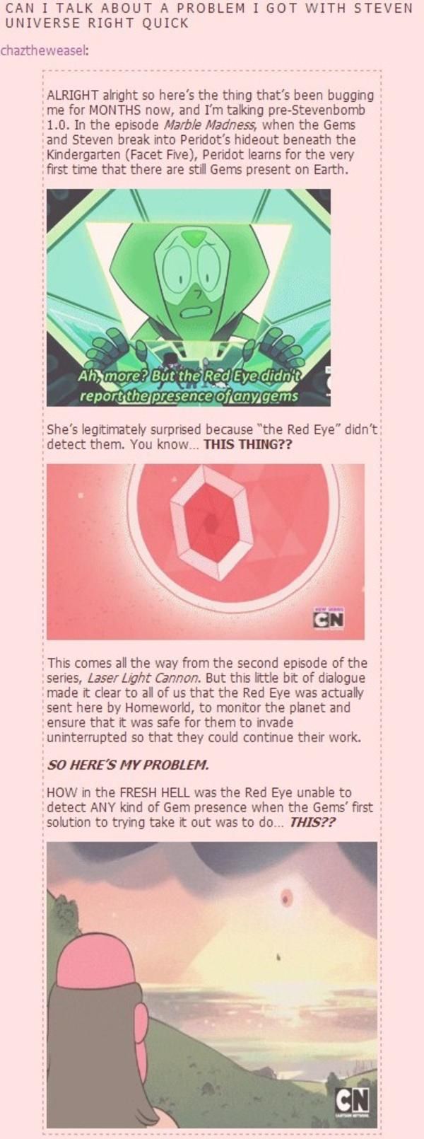 steven universe red eye