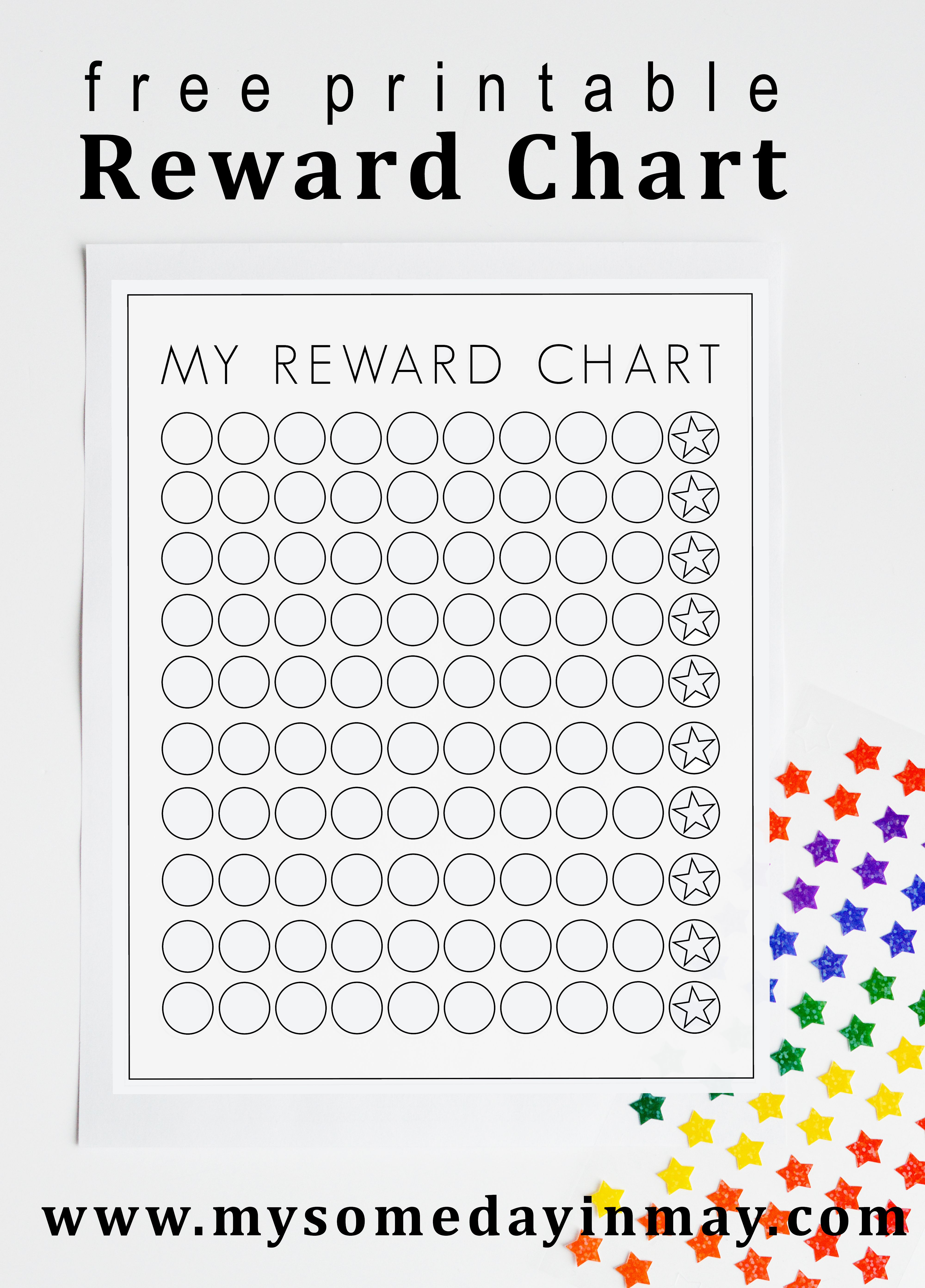 sticker chart printable