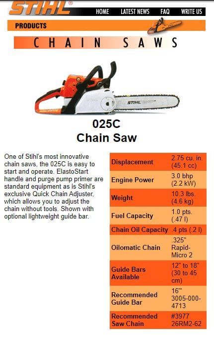 stihl 025