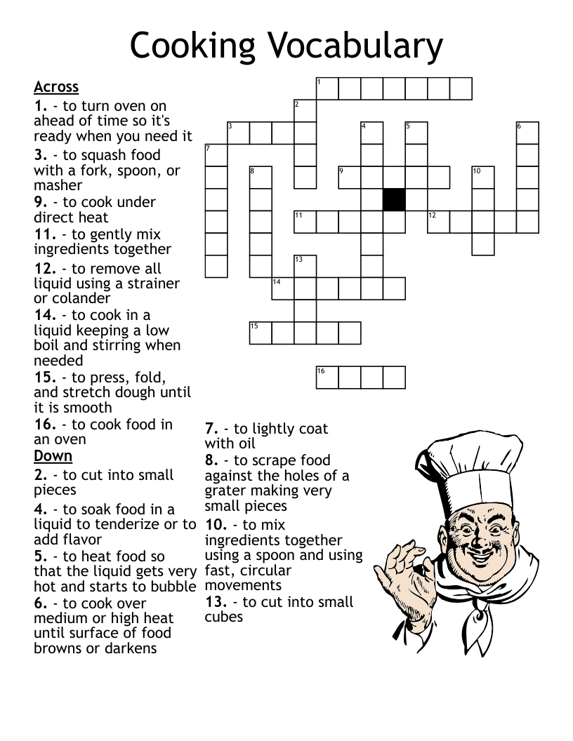 strainer crossword