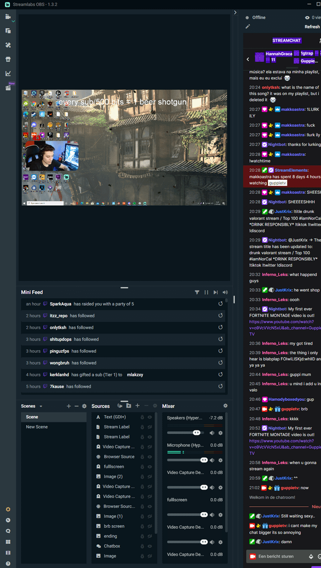 streamlabs chat not working