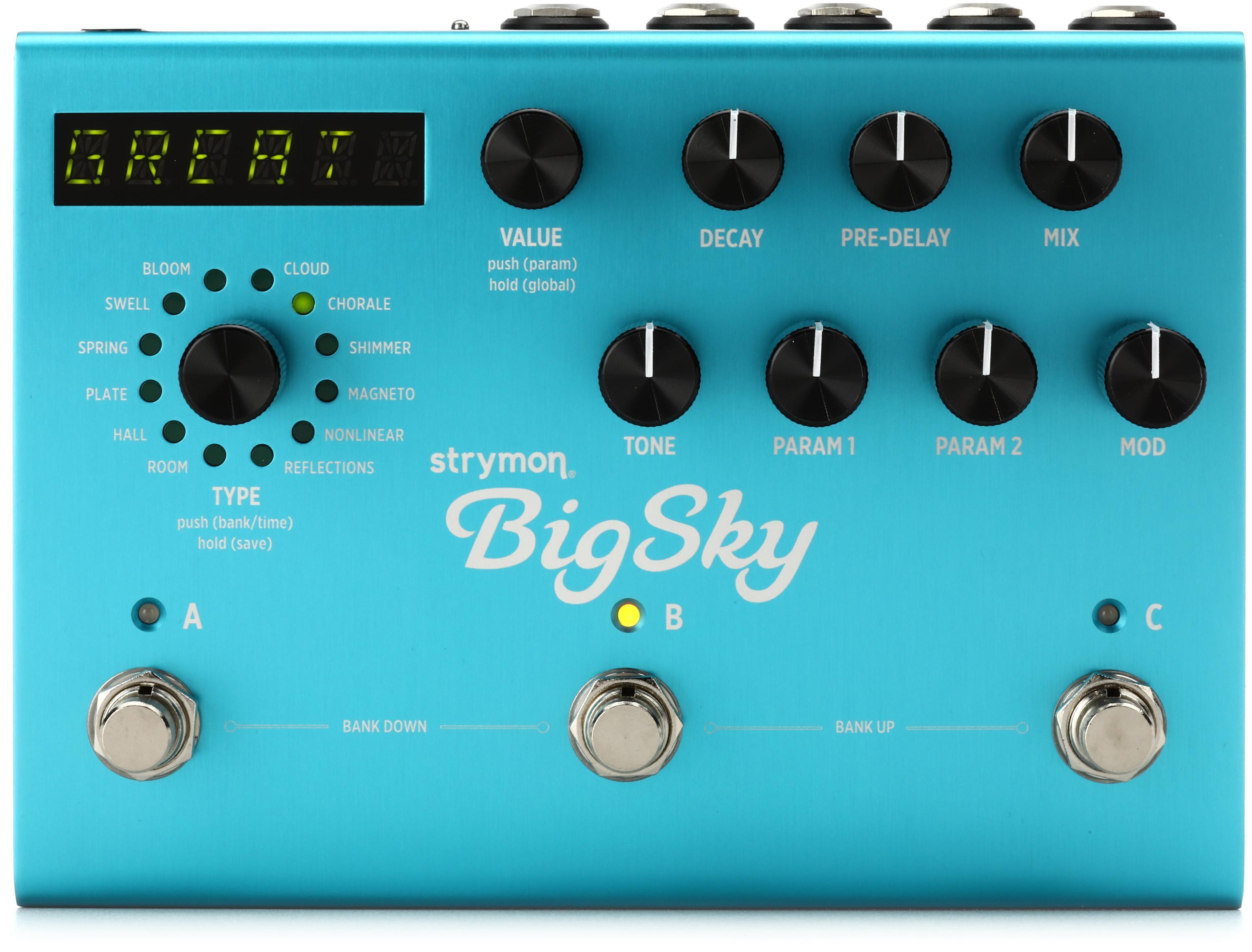 strymon big sky multi reverb pedal