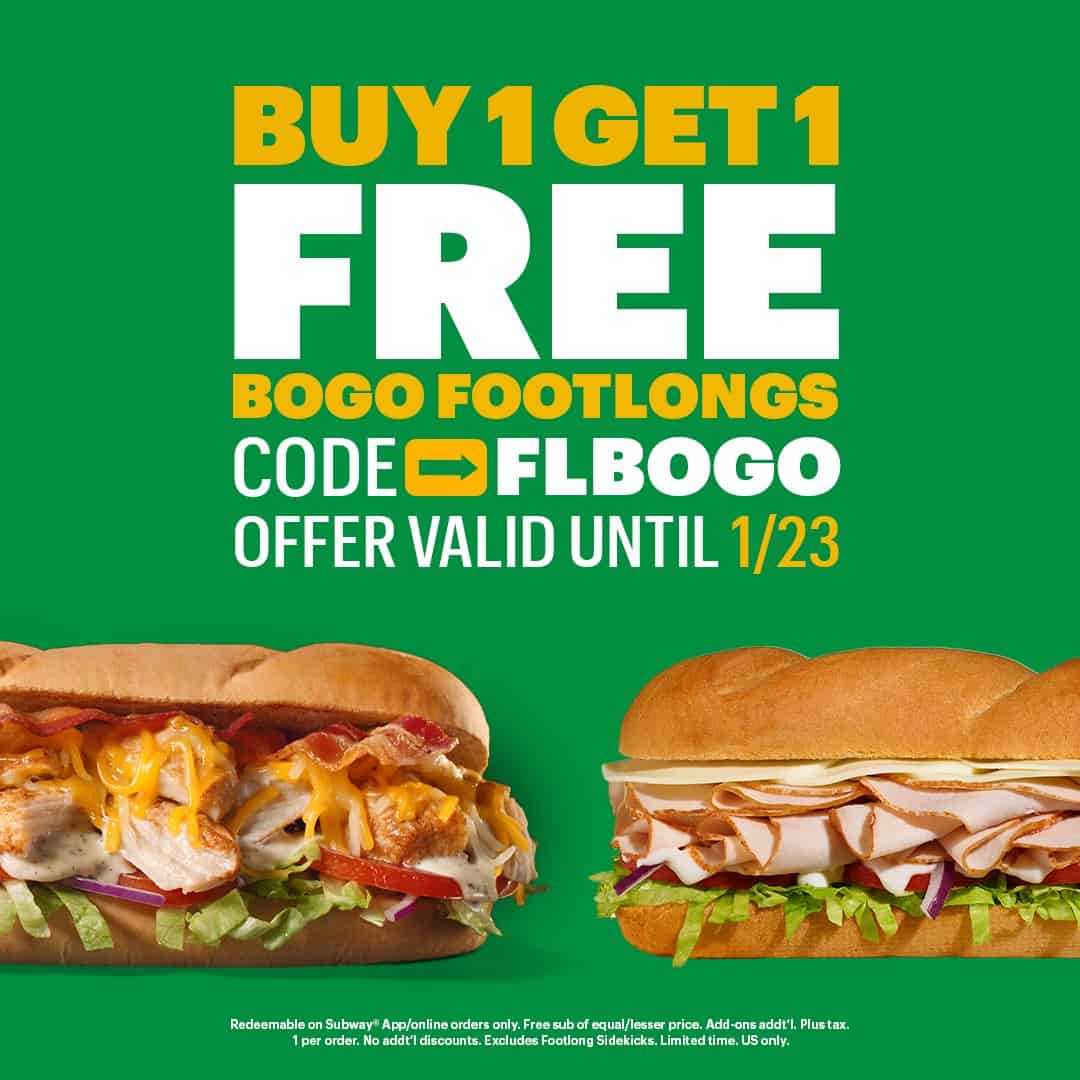 subway bogo